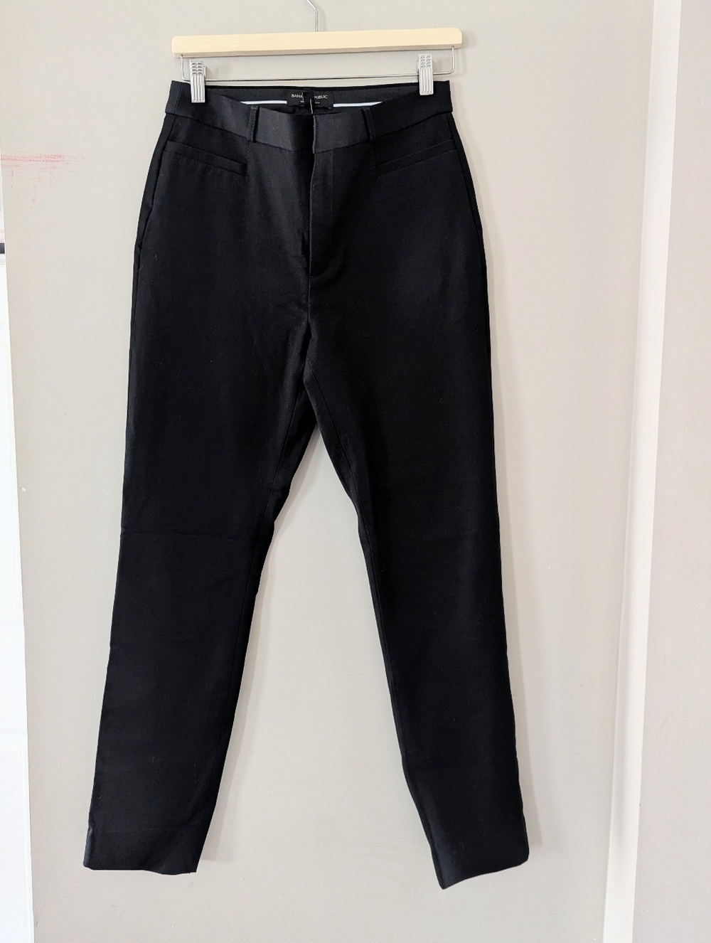 Banana Republic Factory Black Sloan High Rise Full Length Pant NWT Size 6